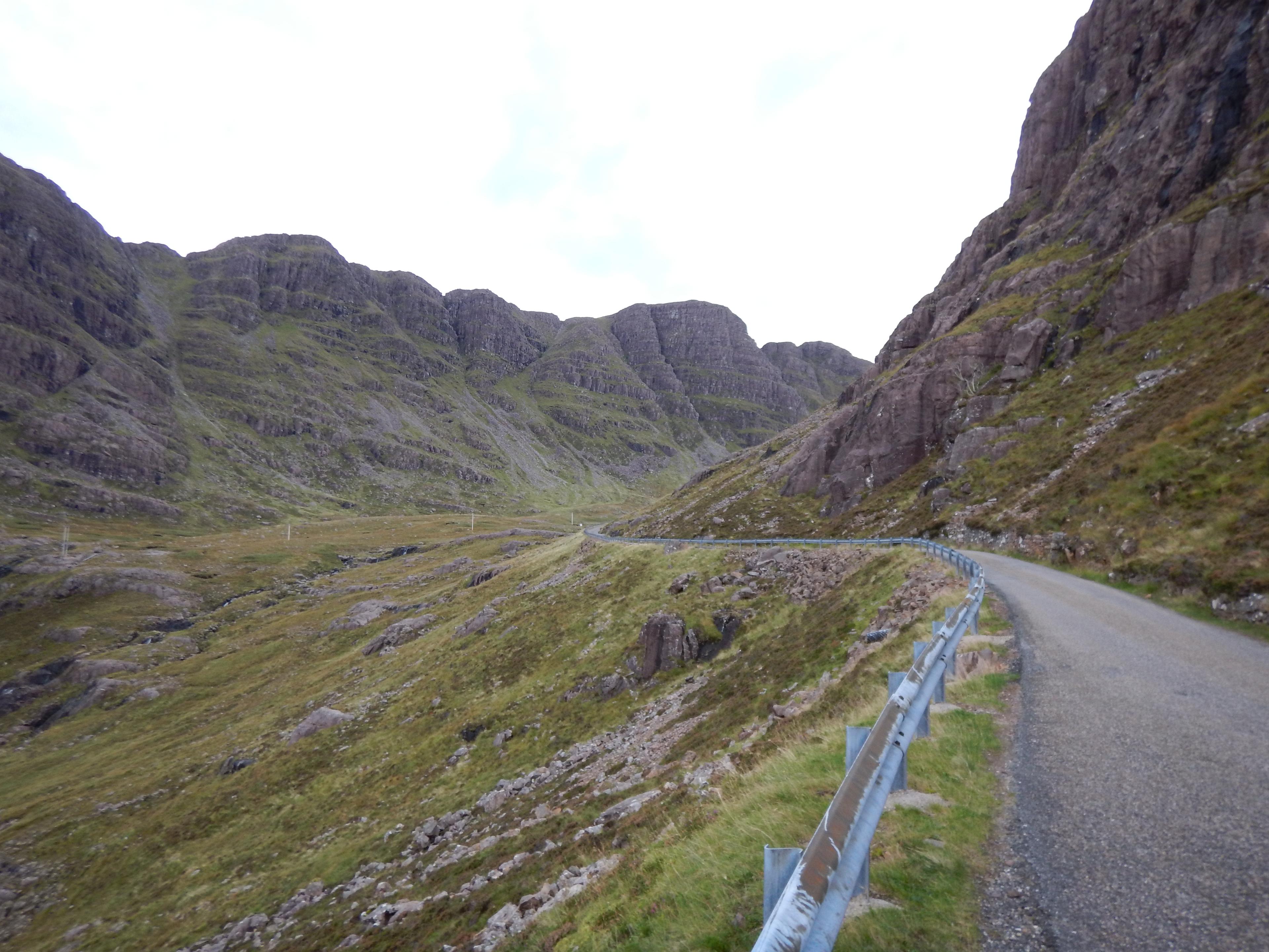 Bealach na Bà road through the Scottish Highlands