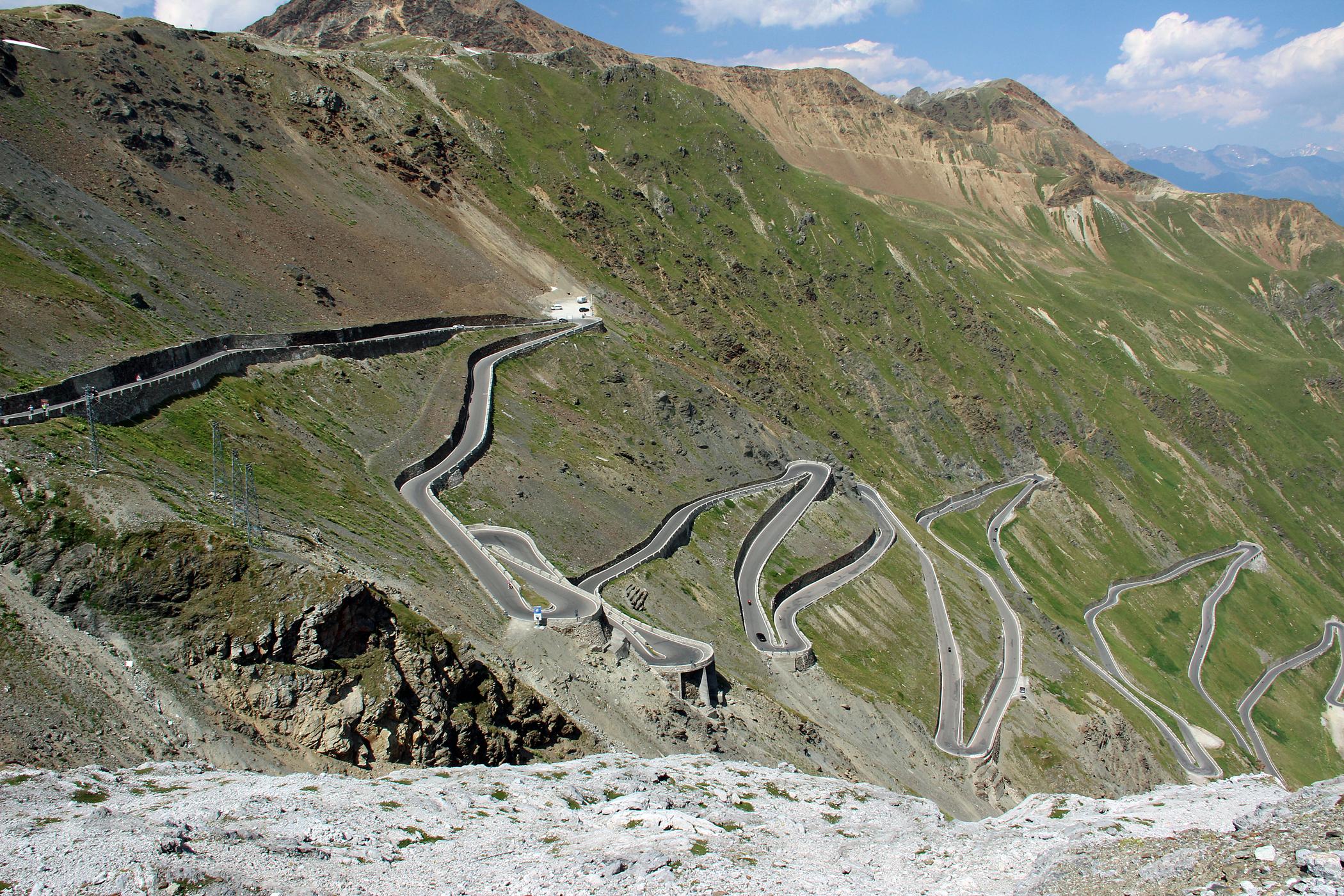 Stelvio Pass in Italy
